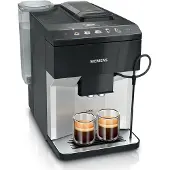 Siemens volautomatische koffiemachine TP505D01 EQ.500 Classic, voor bonen, 1500 W, tot 1,9 l/270 g, incl. accessoires, zilver-zwart