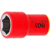 Bgs VDE dopsleutel, zeskant - 3/8 - 17 mm