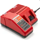 123accu Milwaukee oplader voor M14 en M18 accu's (14.4V-18V, 3A, huismerk)