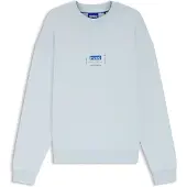 HUGO Sweatshirt van een katoenmix met logolabel