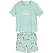 Playshoes UV-bescherming turquoise / lichtbruin / mintgroen