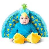 Vegaoo Pauwen kostuum voor baby's - Premium - Kinderkostuums - 86 - 92