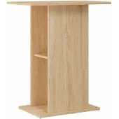 vidaXL Aquariumstandaard Sonoma Eiken 60,5x36x72,5 cm Bewerkt Hout