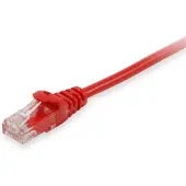 Equip 603027, Patchkabel Cat6A, U/UTP, 2xRJ45, 10.00 meter, rood, LSZH, verpakt in een polybag