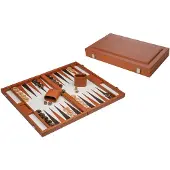 Philos Luxe Backgammon – Cognacbruin (47cm)
