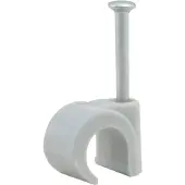Q-Link Buisclip | | 16 -19 mm (40 stuks, Rond, Grijs)