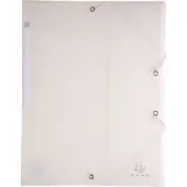 Exacompta 30x CHROMALINE Elastomap met 3 kleppen doorschijnende PP 5/10de - A4 - - Geassorteerd - 55879E