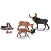 Lemax Kerstfiguur Wild animals set of 5