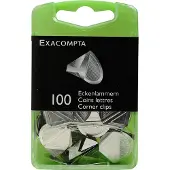 Exacompta Hoekclips Zilver 14763E 5,7 (B) x 2,2 (D) x 9 (H) cm 500 Stuks