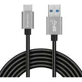 Krüger&Matz KM1262 USB-naar-USB-C-kabel, 10 Gbps, 0,5 m, Basic