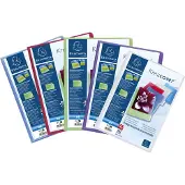 Exacompta 10x Kreacover Chromaline Personaliseerbare showalbums PP met vaste rug - 60 tassen - 120 zichten - A4 - Geassorteerd - 5769E