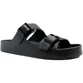 Calvin Klein Muiltjes 'Double Strap EVA' zwart