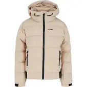 Protest ski-jack Elniy Jr beige Skijack Meisjes Polyester Capuchon Meerkleurig - maat 176