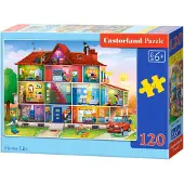 Castorland Puzzel 120 Stukjes - Leven in Huis, 6+ Jaar