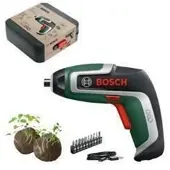 Bosch IXO 7, Elektrische schroevendraaier, Pistolgreep, Magnetische bithouder, Zwart, Groen, Grijs, Borstelloos, 235 omwentelingen per minuut