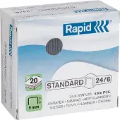 Leitz 24/6 - Nietjes - 20 vel capaciteit - Gegalvaniseerd (5000 stuks)