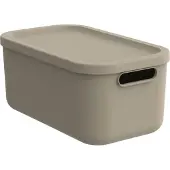 Rotho Albula Light - Decoratie Opbergbox - 12 L - Cappuccino