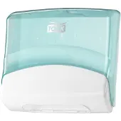 Tork 654000 Performance Handdoekdispenser Kunststof Wit, Turquoise 1 stuk(s)