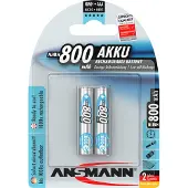 Ansmann Oplaadbare AAA batterij (potlood) NiMH 1.2 V 2 stuk(s)