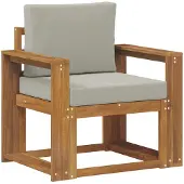 vidaXL Buitensofa Massief Acacia Hout en Polyester