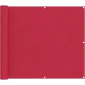 vidaXL Balkonscherm Bordeauxrood 100 x 300 cm Oxford Stof