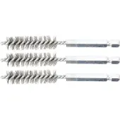 Bgs Stahlbürste 12 mm Antrieb Aussensechskant 6,3 mm (1/4") 3-tlg.