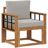 vidaXL Buitensofa Massief Acacia Hout en Polyester