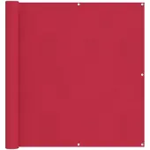 vidaXL Balkonscherm Bordeauxrood 110 x 400 cm Oxford Stof