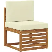 vidaXL Buiten Midden Sofa Massief Acacia Hout Naturel