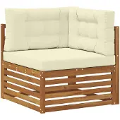 vidaXL Outdoor Hoekbank Massief Acacia Hout Naturel
