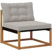 vidaXL Buiten Midden Sofa Massief Acacia Hout Naturel
