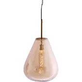Light & Living Glazen Hanglamp Leona Ø 40cm Amber Glas