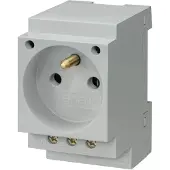 Siemens SIEM 5TE6803 Wandcontactdoos 16A met aardingspen volgens CEE 7 REG