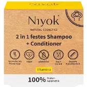 Niyok Vitamina - Shampoo - Conditioner bars - 80G - Vegan - pH-waarde - 2-in-1