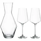 Leonardo Wijnset Puccini (3-Delig) Decanteerkaraf 1,4 L