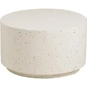 Ebuy24 Salontafel Bonn Fiberclay Terrazzo ø70cm