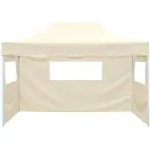 vidaXL Partytent Crème 280 x 410 x 315 cm Oxford Stof