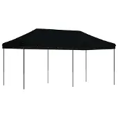 vidaXL Partytent Zwart 292 x 580 x 315 cm Oxford Stof