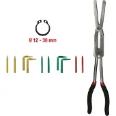Ks Tools 500.7015 Precisie-borgveertang Geschikt voor borgringen Buitenringen 12-30 mm