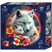 Blue Bird Les Loups Blancs Puzzel Rond 501 stukjes