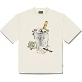 Baron Filou Oversized Backprint T-Shirt Baron Beach Bill - Maat m