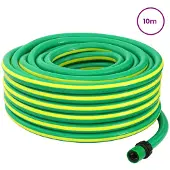 vidaXL Tuinslang 5-laags Groen en Geel 12 mm PVC