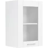 Hioshop Colura keuken bovenkastje 40 cm 1 glazen deur wit.