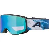 Alpina Skibril Venet Q-Lite Black/Blue Matt