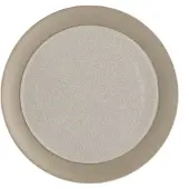 Scandi Living Fossil bordje Ø21 cm Beige