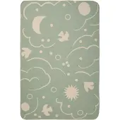 Ferm Living Skye Plaid - Tea Green / Parchment-120 x 80 cm