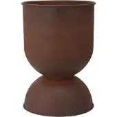 Ferm Living Hourglass bloempot medium Ø40 cm Roest