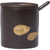 Ferm Living Suikerpot Koyo Dark Brown / Buff