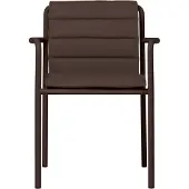 Ferm Living Dapple Ottoman Dining Chair | Dark Chocolate