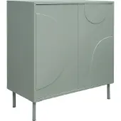 En.casa Sideboard Holea dressoir 75x70x34 cm saliegroen []